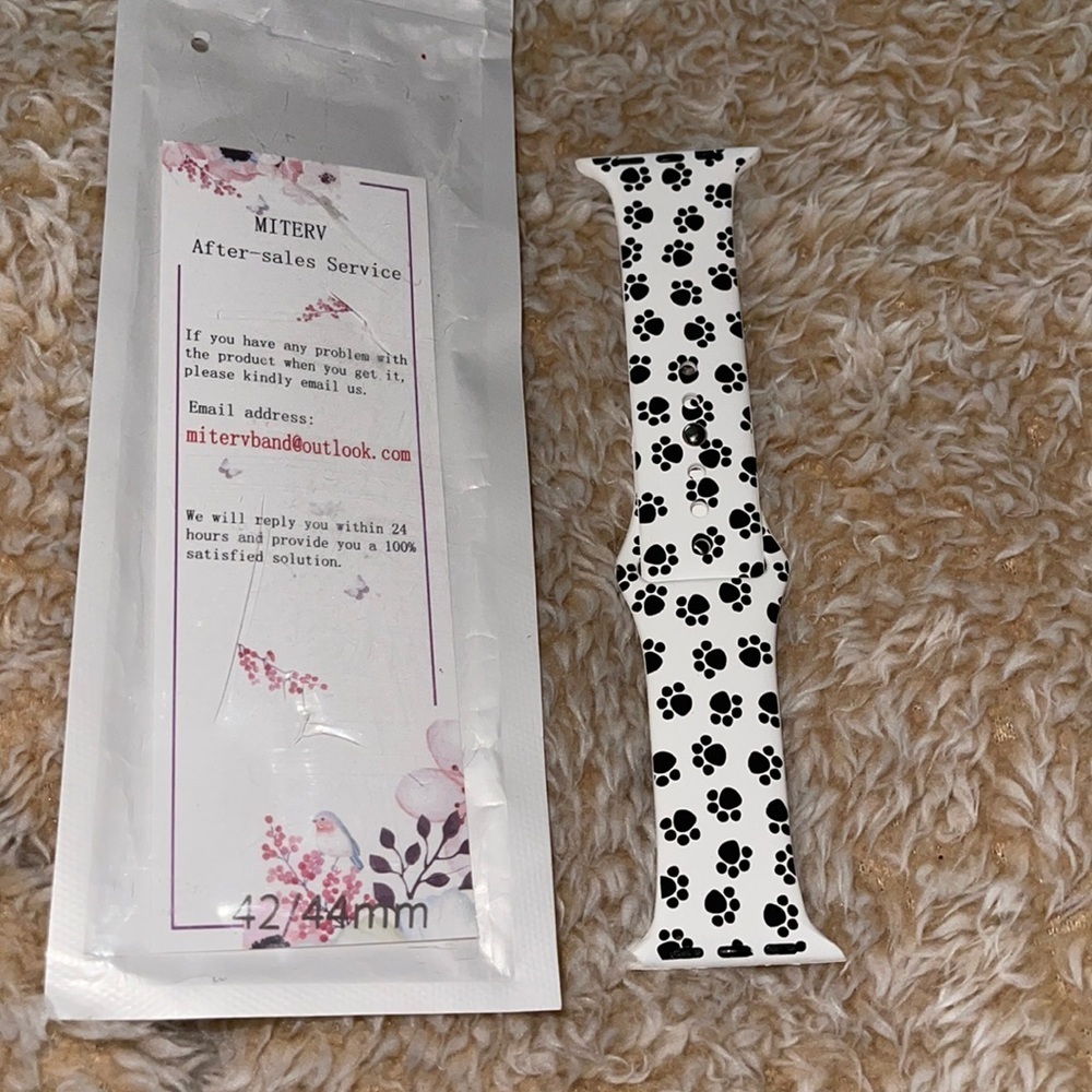 New Apple Watch band - paw print 42/44mm